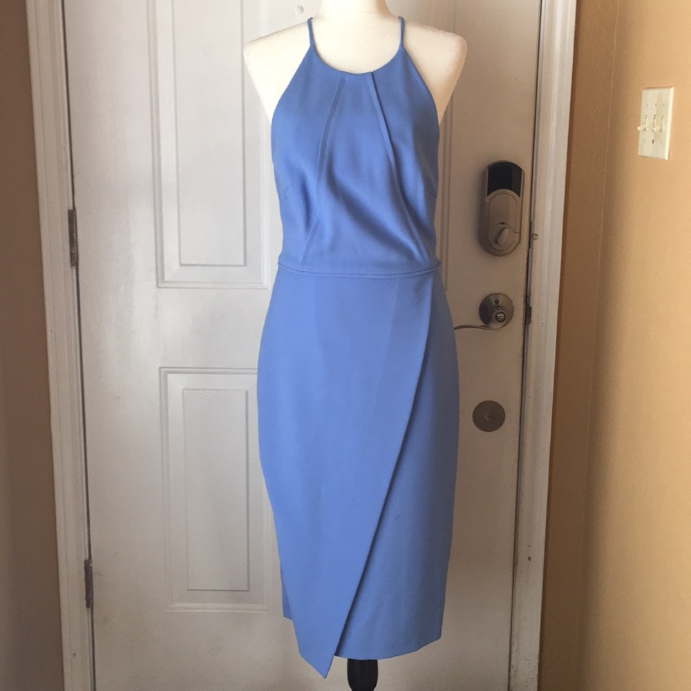 Gianni Bini sky blue midi dress size 4